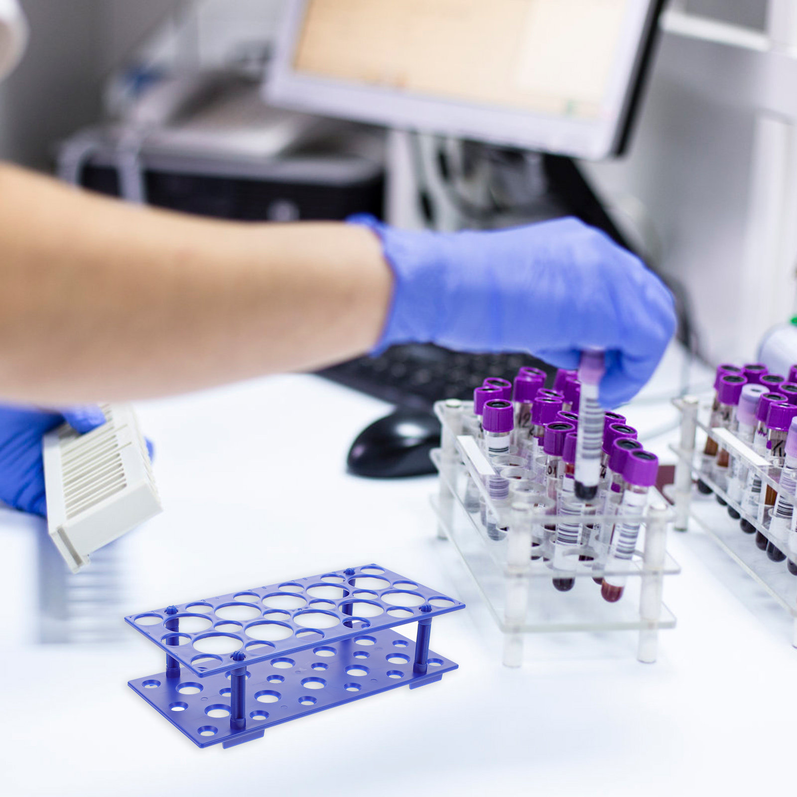2 unidades de suportes organiz - Lab Equipment avaliação e preço